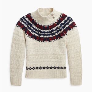 Ralph Lauren Cream Nordic Knit Sweater
